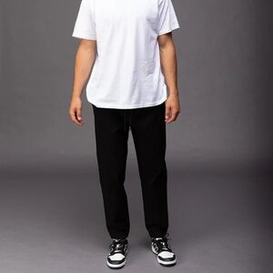 RSQ Bundle of (3) Black Brown & Gray Twill Jogger Pants Size Large